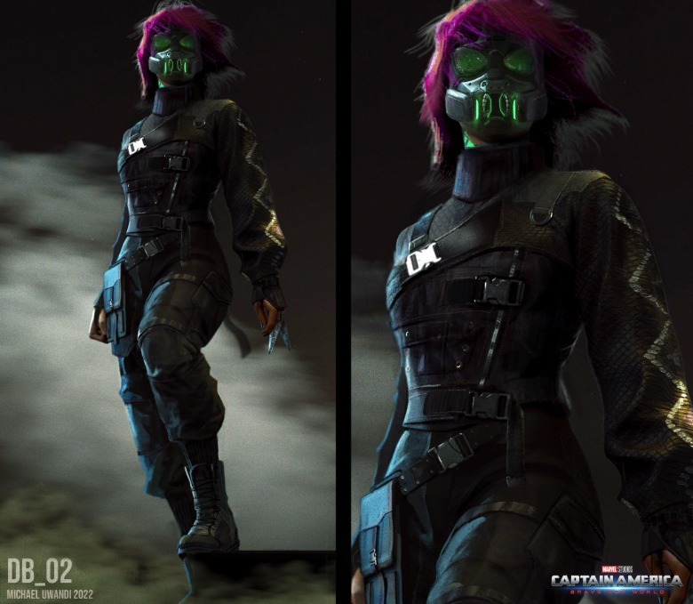 Concept art of Diamondback from Captain America: Brave New World