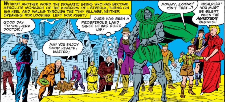 Fantastic Four Annual #2 Doctor Doom strolls through Latveria