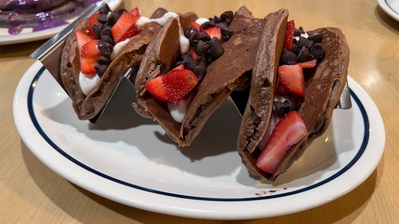 Wonka Menu Pancake Tacos
