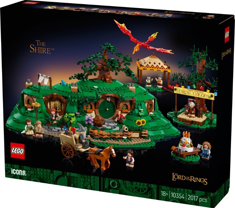 LEGO Senhor dos Anéis, a Frente da Caixa de Playset Shire