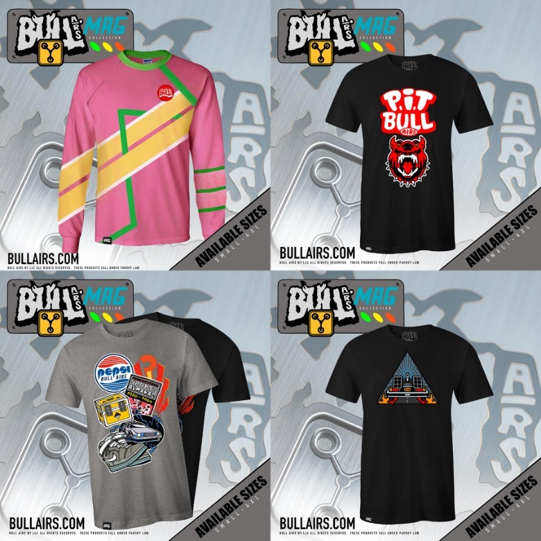 Bull Airs Unofficial Back to the Future Part II Clothing