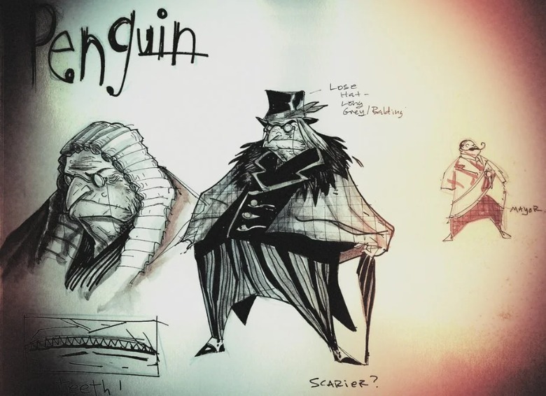 Art conceptuel du Pingouin dans Batman : Kingdom of the Mad