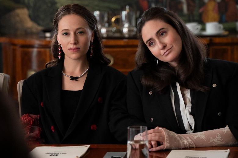 Siena Werber and Catherine Cohen in Only Murders in the Building season 4