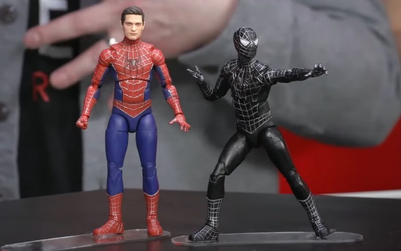 Marvel Legends Spider-Man 3 Symbiote Suit Ação Figura com nenhuma maneira de ver versão de Peter Parker