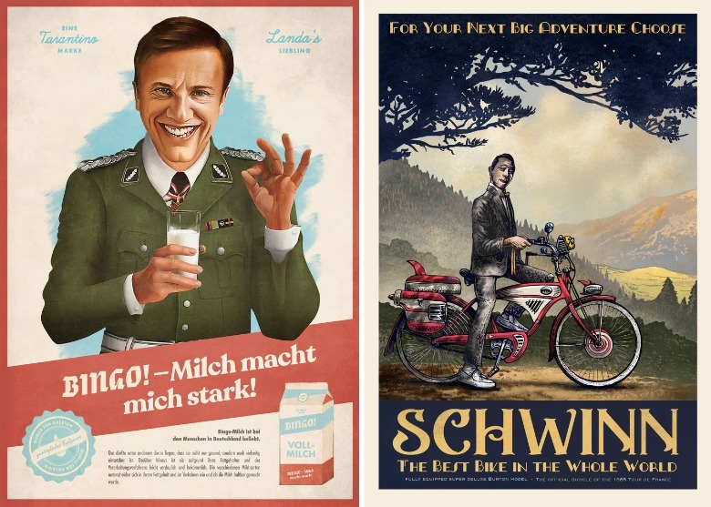 Chet Phillips and Studio Caro Bingo Inglourious Basters Milk and Pee-wee Bike