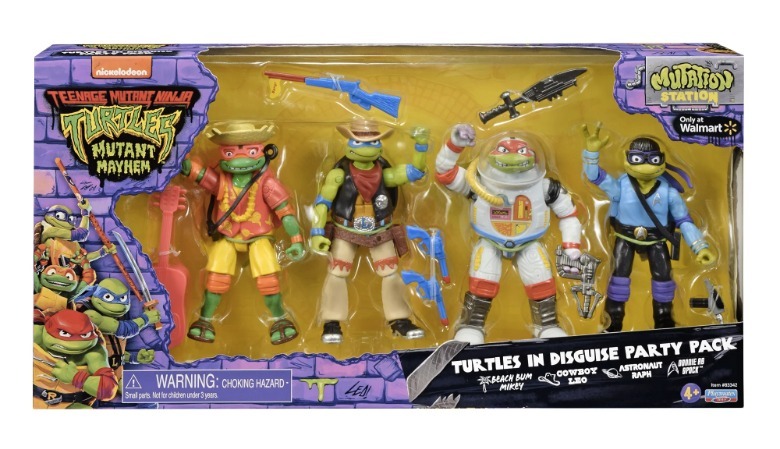 TMNT: Mutant Mayhem Action Figures Turtles in Disguise