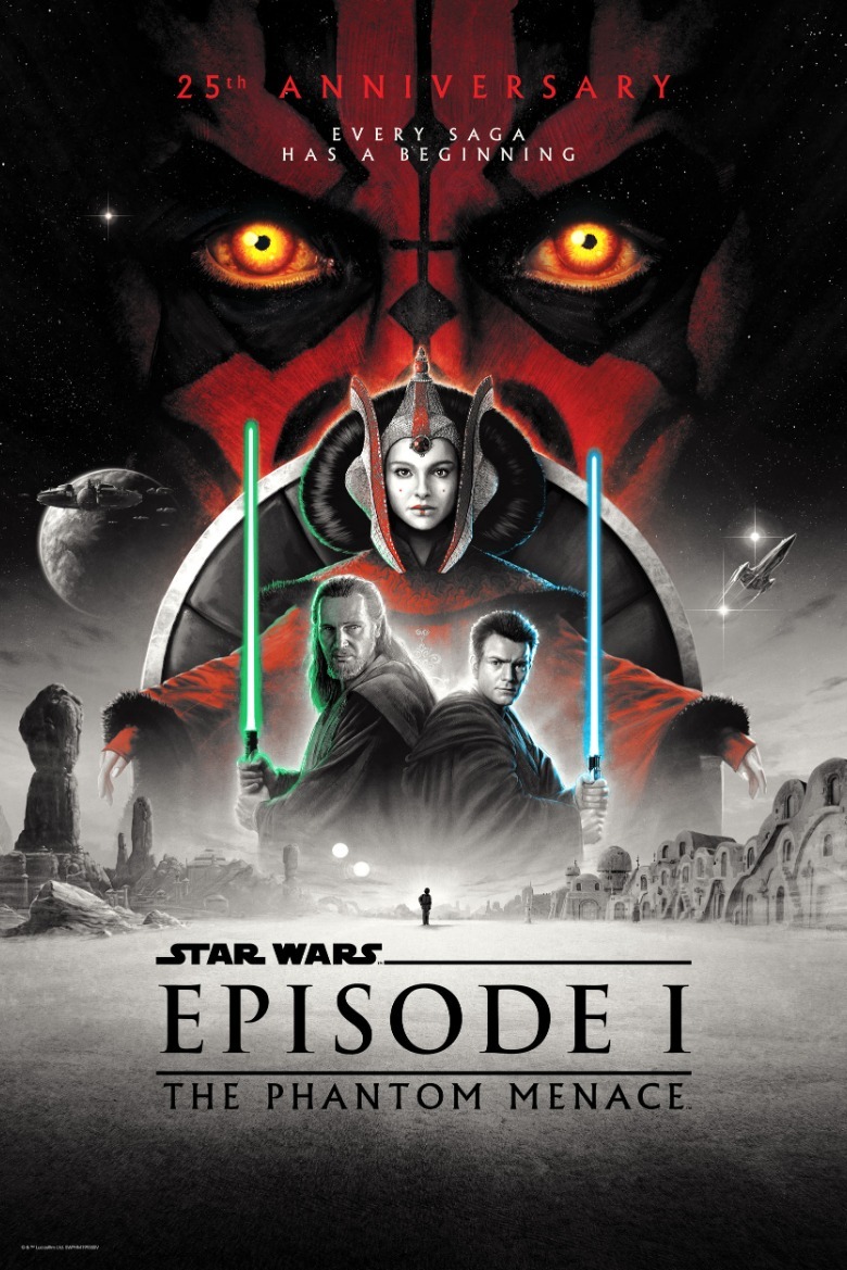 Star Wars: La amenaza fantasma de Matt Ferguson (póster variante)