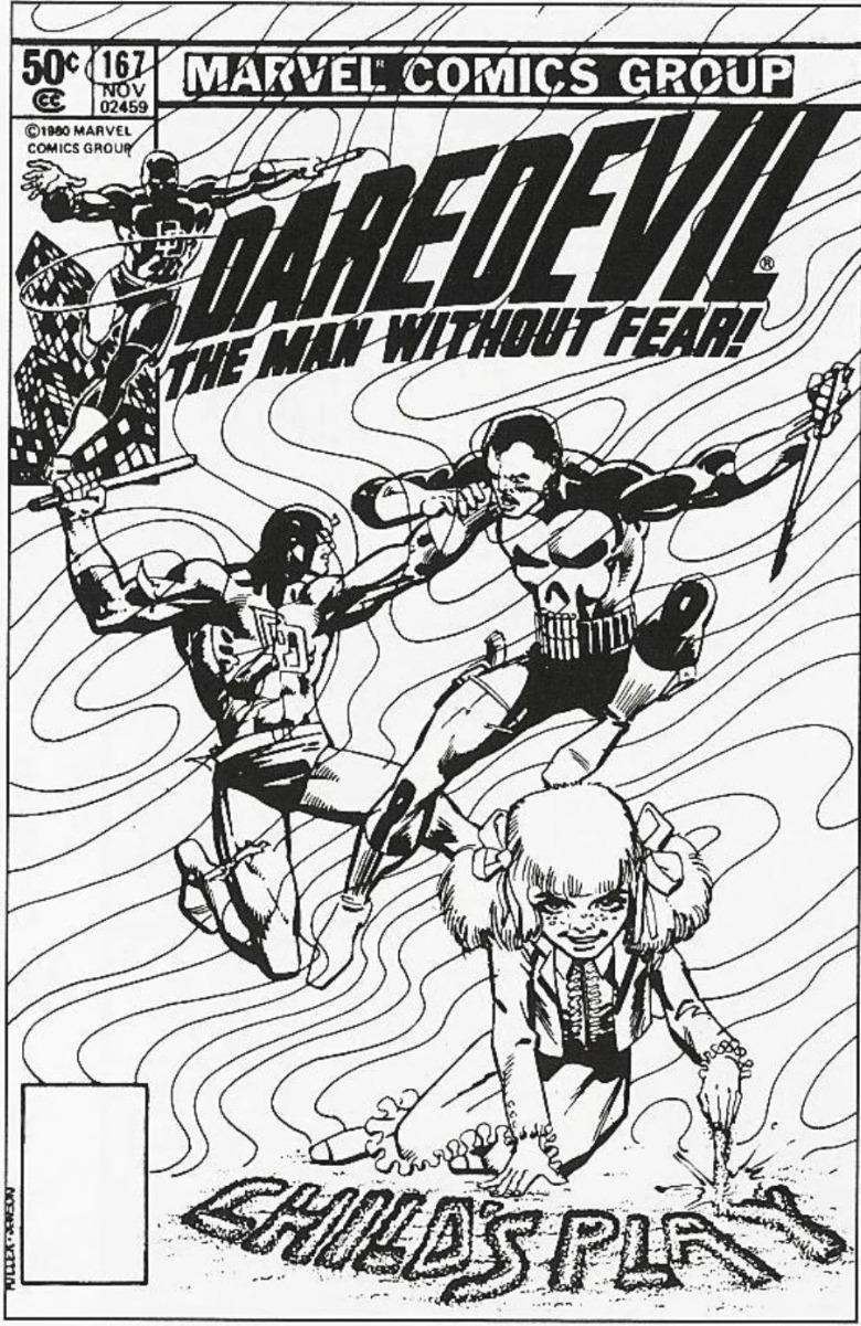 Daredevil #167 scrapped cover
