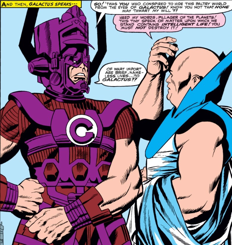 Fantastic Four #49 Galactus and The Watcher