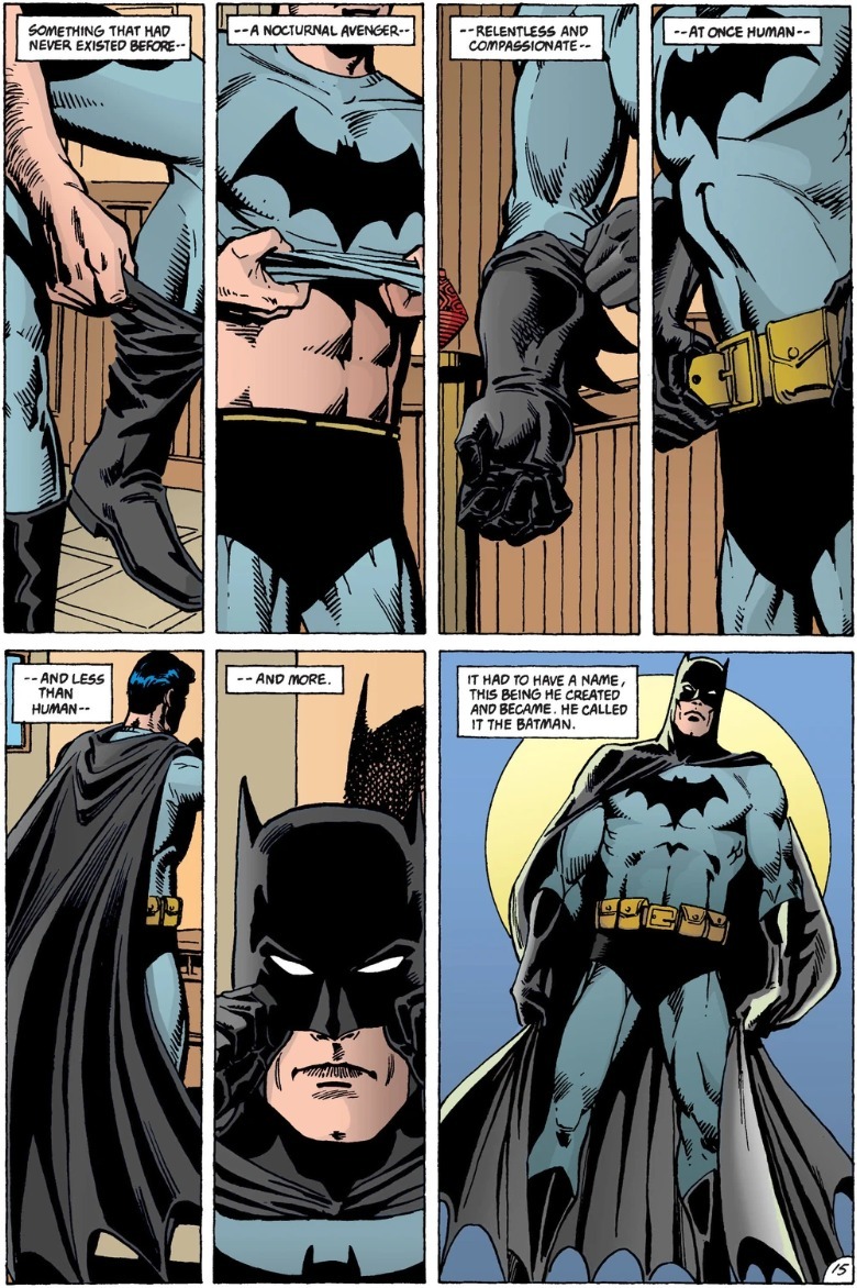 Batman se adapta pela primeira vez no homem que cai