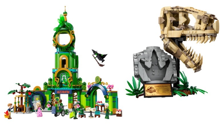 Wicked and Jurassic Park LEGO Sets