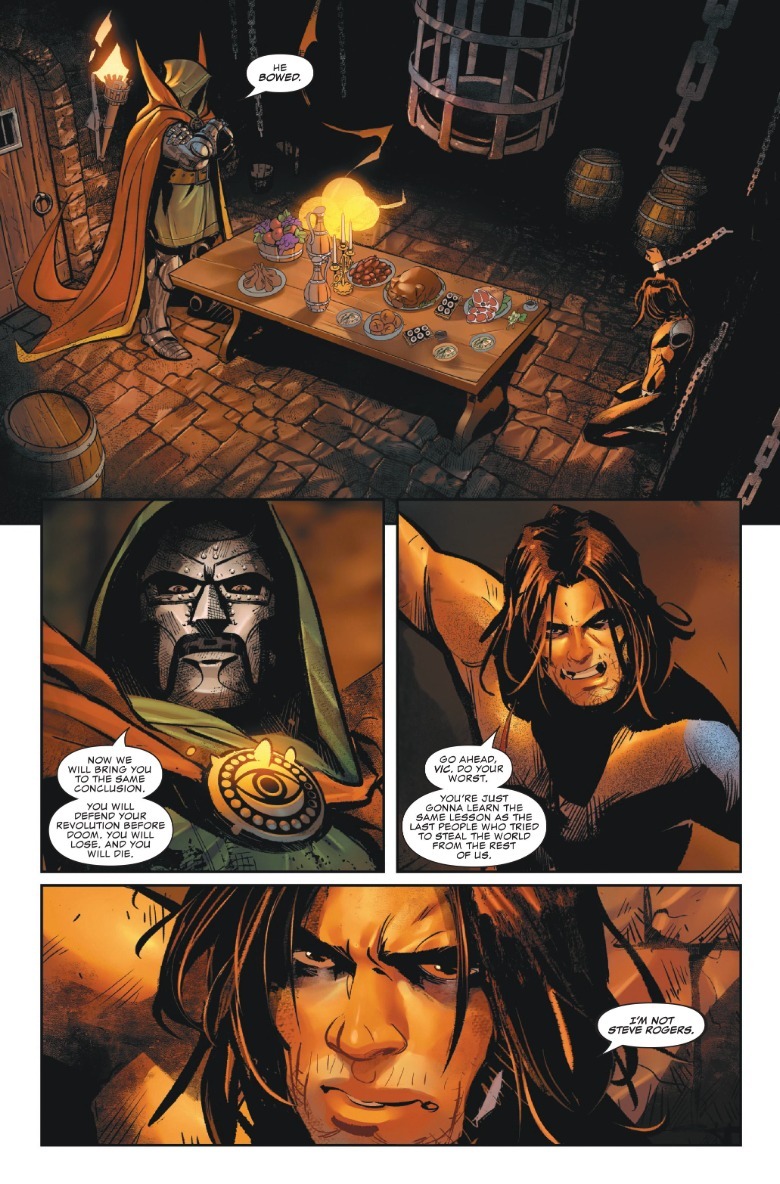 Thunderbolts: Doomstrike #1 page 3 bucky and Doom