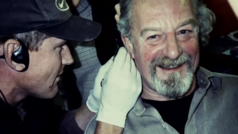 Bernard Hill's ear injury on The Two Towers