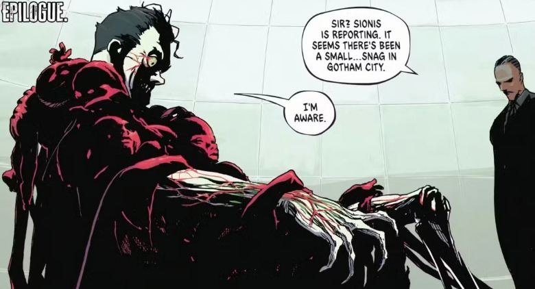 Absolute Batman #6 - Joker in baby blood suit