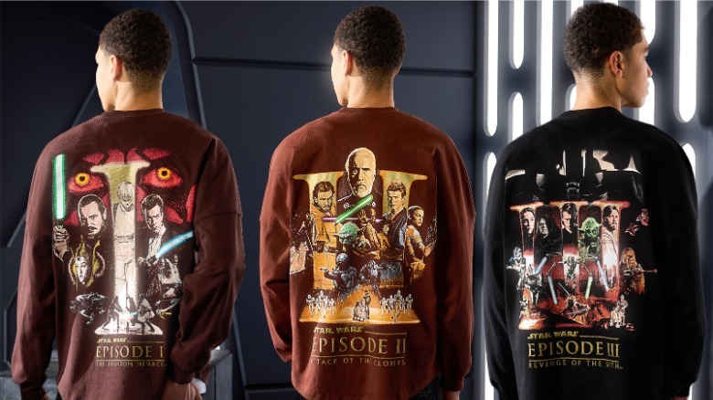Star Wars prequel trilogy Spirit Jersey shirts from the Star Wars Day 2026 mystery box