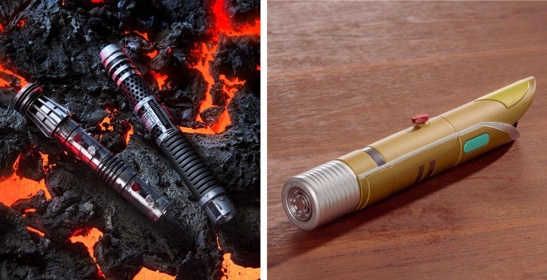 Maul: Shadow Lord and Jedi Temple Guard lightsabers