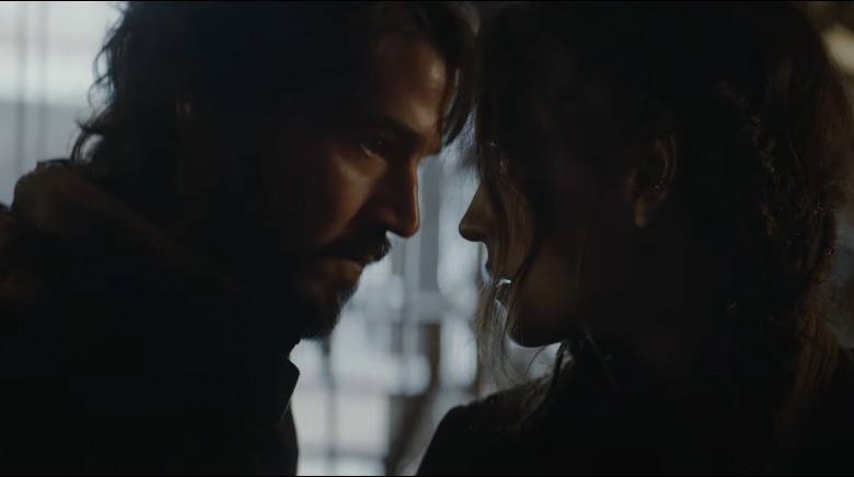 Diego Luna and Adria Arjona in Andor