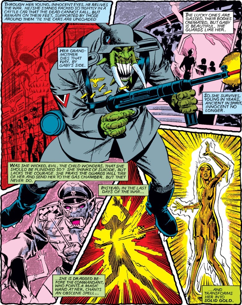 X-Men 161 Dave Cockrum arte Gabrielle Haller Professor X