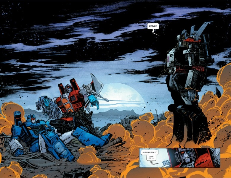 ట్రాన్స్‌ఫార్మర్స్ #18 - సౌండ్‌వేవ్ మరియు స్టార్‌స్క్రీమ్ చూస్తున్నప్పుడు మెగాట్రాన్ తిరిగి వస్తుంది