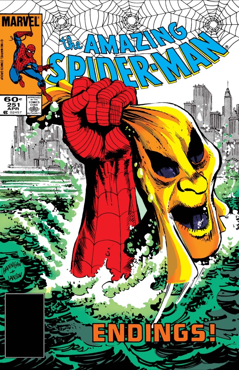 The Amazing Spider-Man #251 Hobgoblin cover demasked