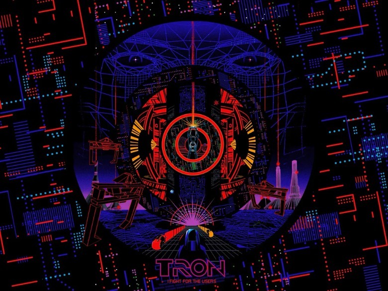 Raid71 TRON Quad Poster