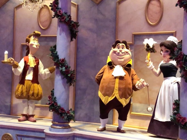 Beauty Beast Ride Lumiere Cogsworth Fifi