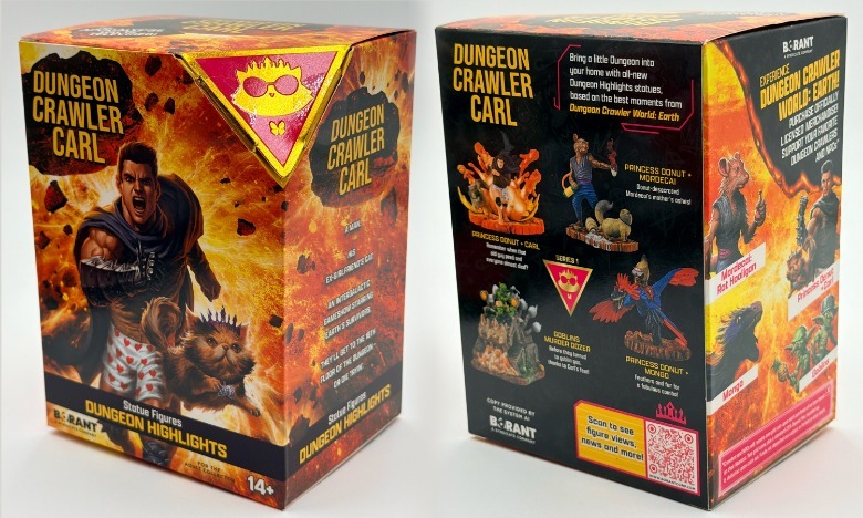 Dungeon Crawler Carl Highlights Statues - Donut and Mongo