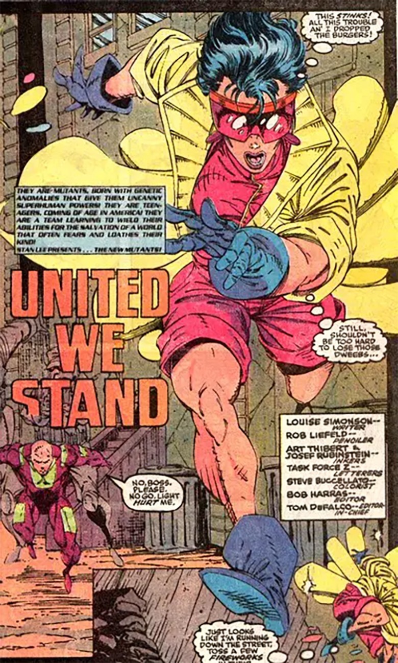 Jubiläumslauf mit falschen Füßen in einem Marvel-Comic