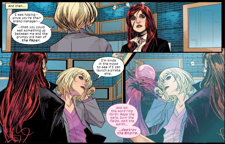 Ultimate Spider-Man #16 Gwen Stacy/Mysterio dan Mary Jane Watson