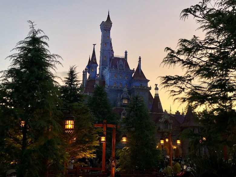 Enchanted Tale Beauty Beast Castle Sunset