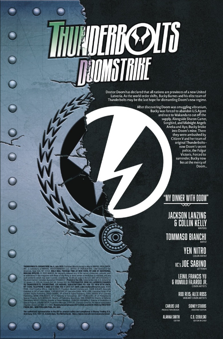Thunderbolts: Doomstrike #4 RCAP page