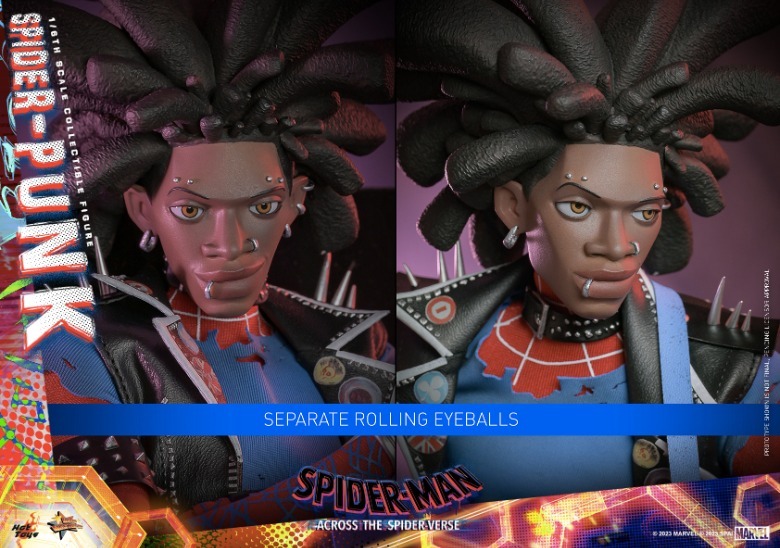 Spider-Man: A través del Spider-Verse Figura Spider-Punk Hot Toys