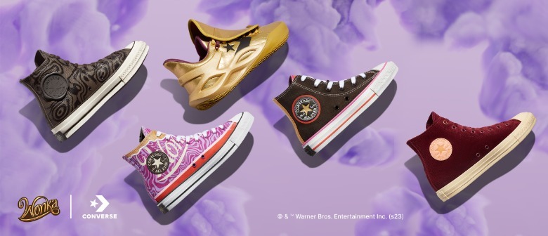 Wonka Converse Shoes