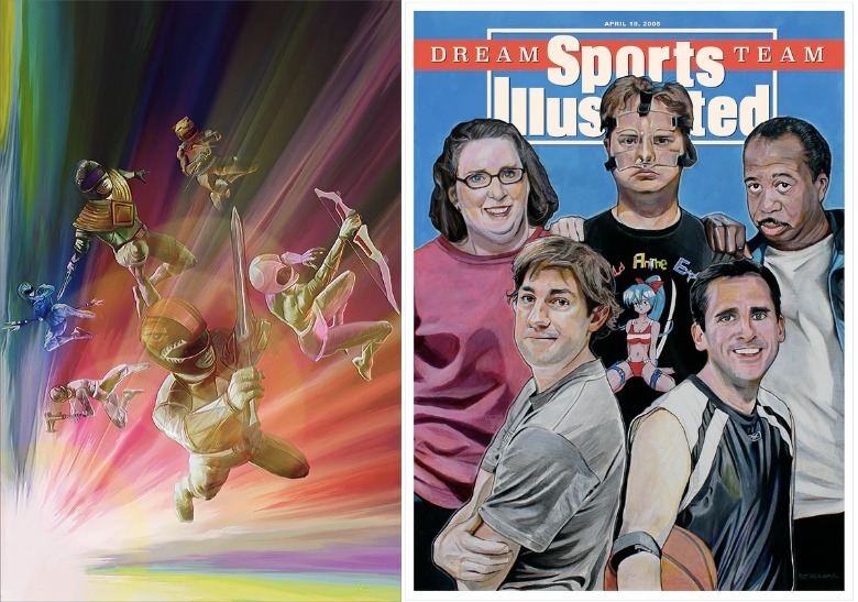 Power Rangers by John Dunn and Dream Team by Russell Treloar