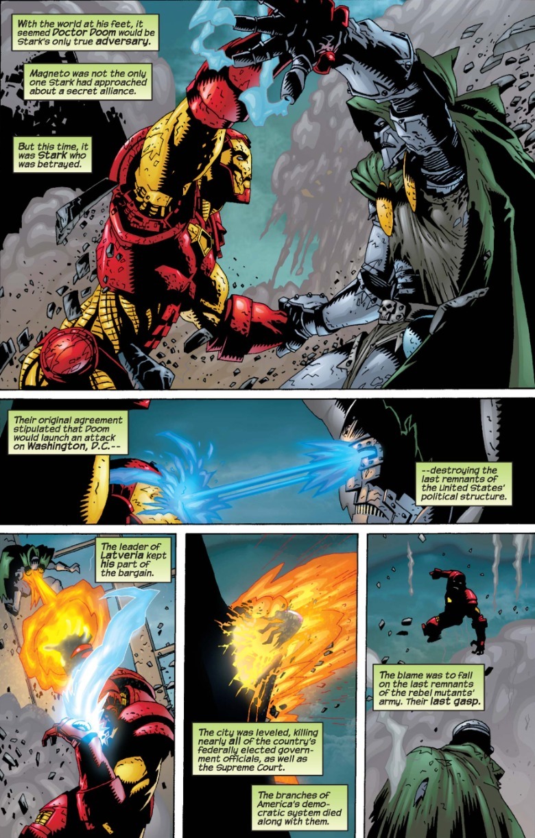 Exiles #23 Iron Man vs Doctor Doom to the death part 1