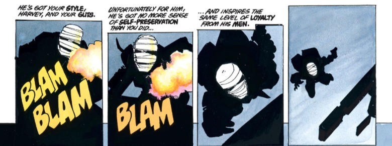 Dark Knight returns to two face