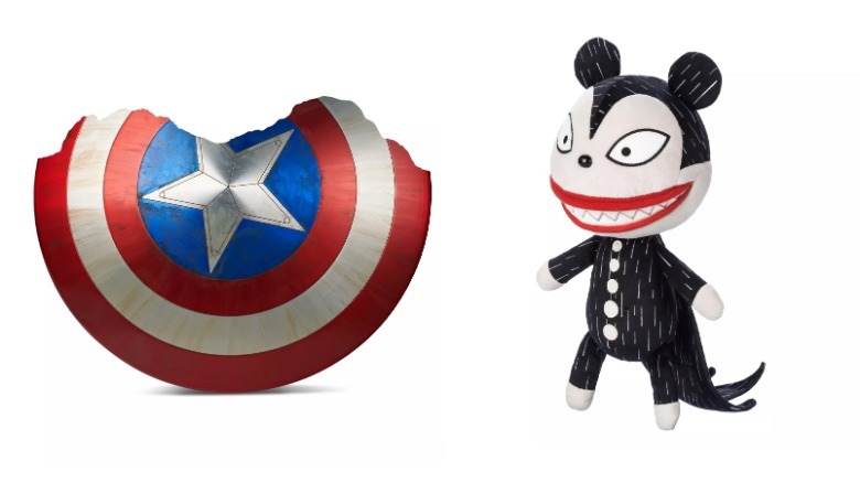 Captain America damaged shield and Vampire Teddy
