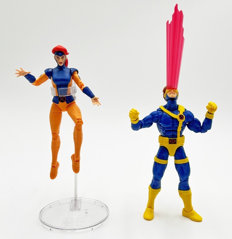 X-Men 97 Jean Grey and Cyclops Marvel Legends action figures