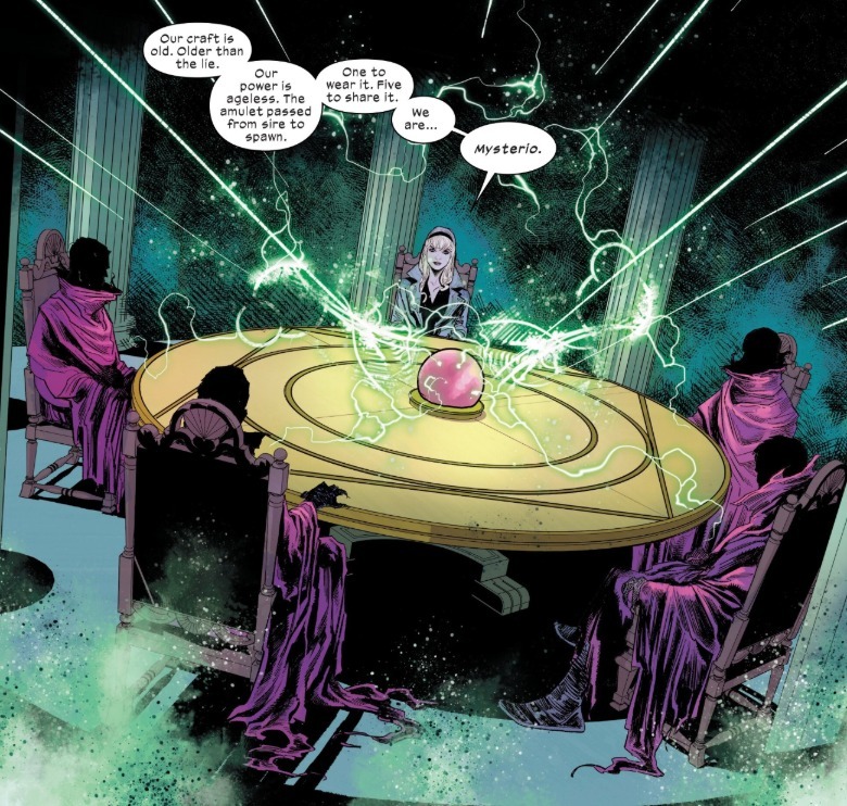 Ultimate Spider-Man #16 Gwen Stacy dan Mysterio Council