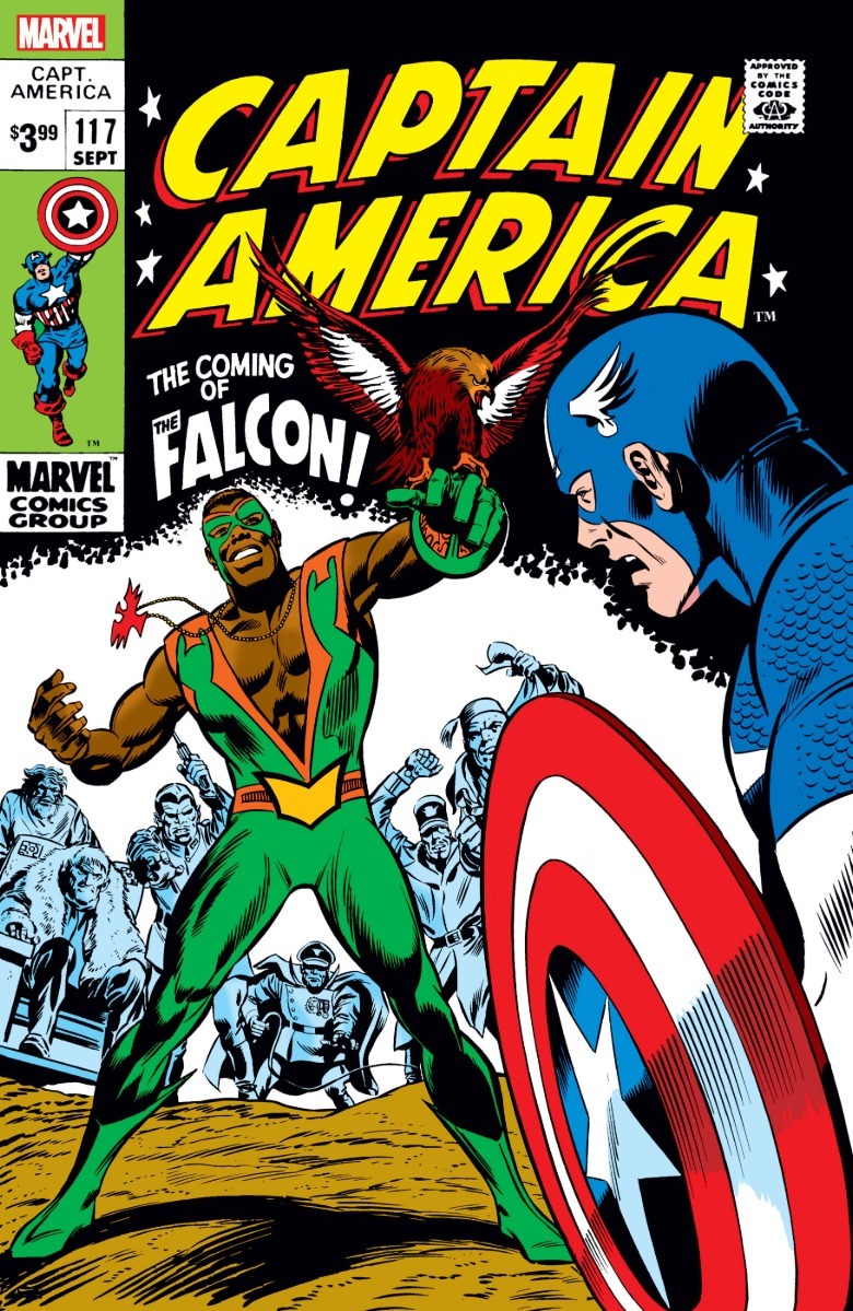Captain America #117 cover first appearance of the Falcon