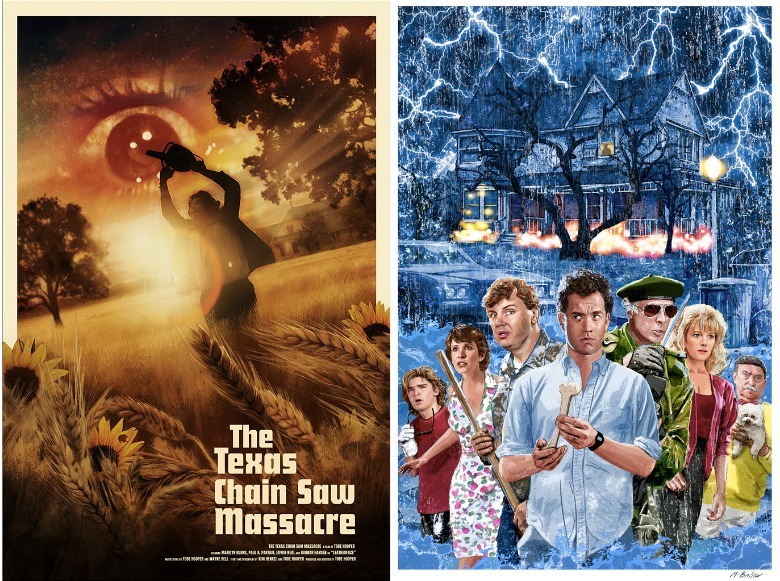 Texas Chain Saw Massacre and The Burbs by Rich Davies and Matthew Brazier