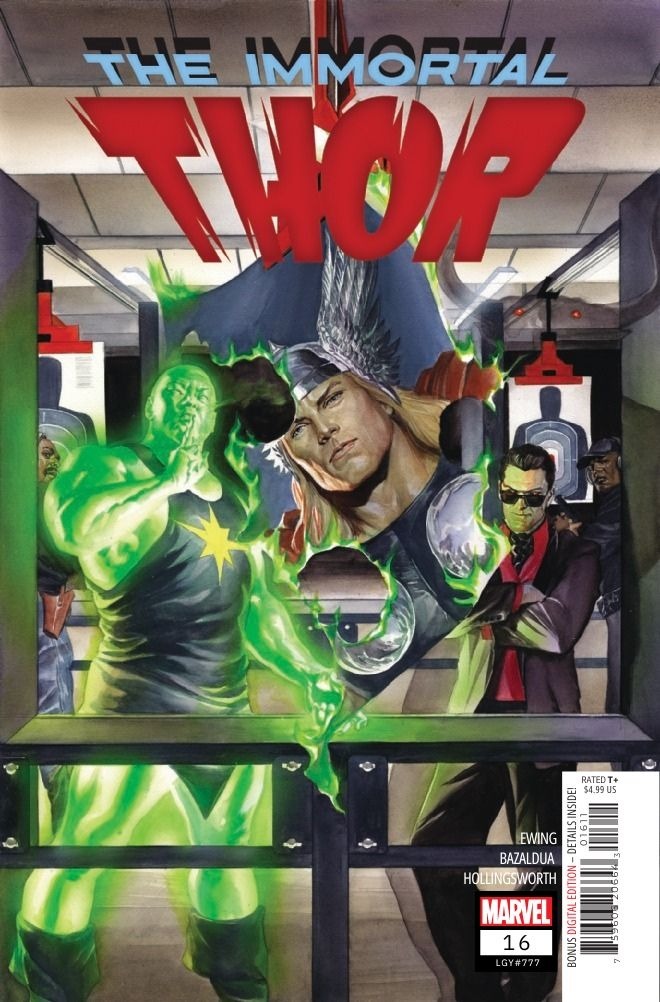 Portada de Immortal Thor #16 Alex Ross Hombre Radioactivo