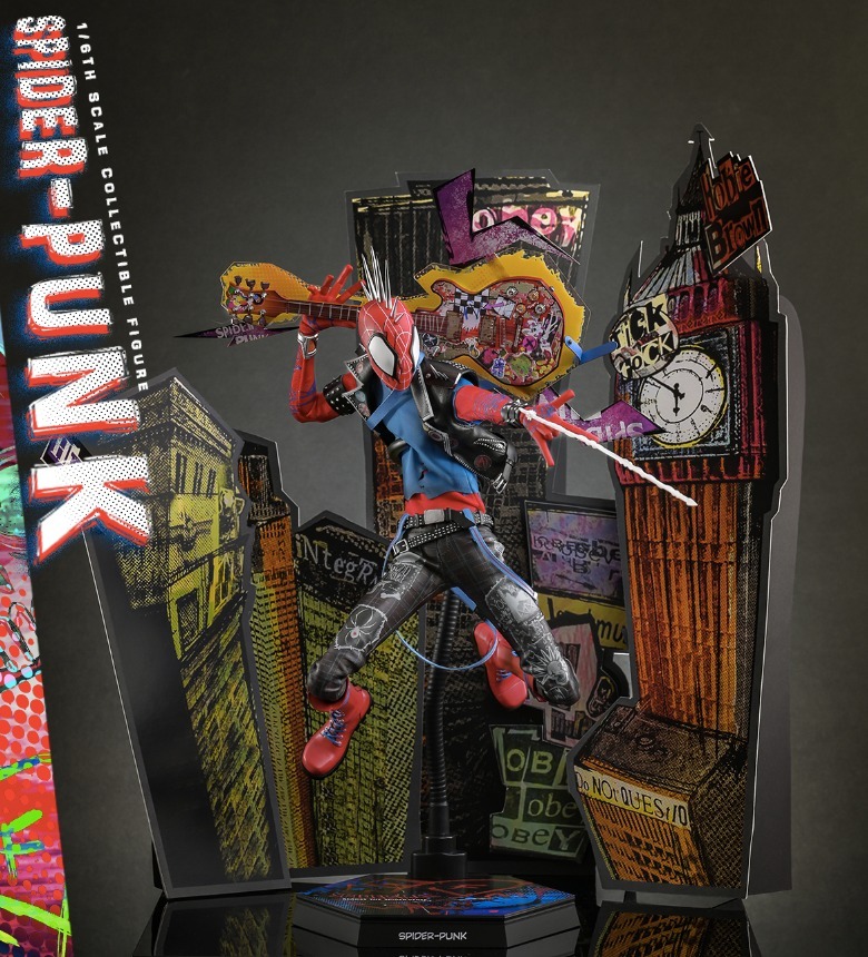 Spider-Man: Across the Spider-Verse Spider-Punk Hot Toys Figure