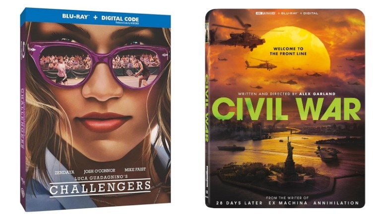 Challengers and Civil War physical media covers