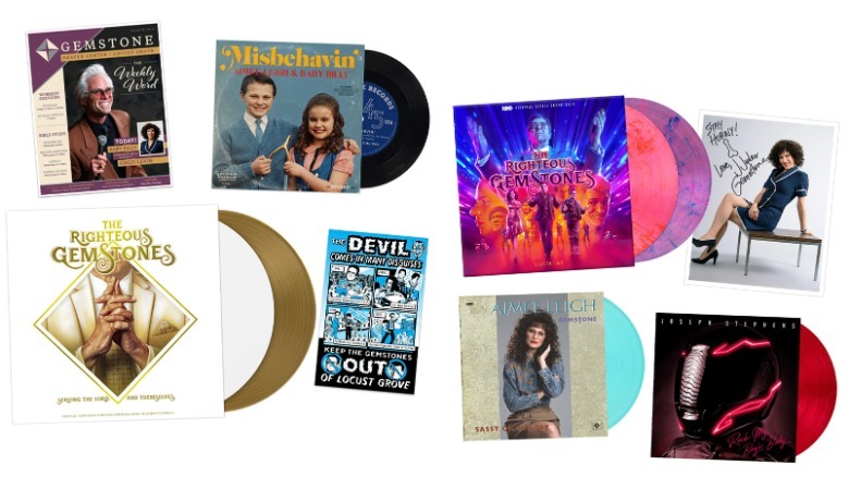 The Righteous Gemstones season 1 and 2 vinyl soundtracks