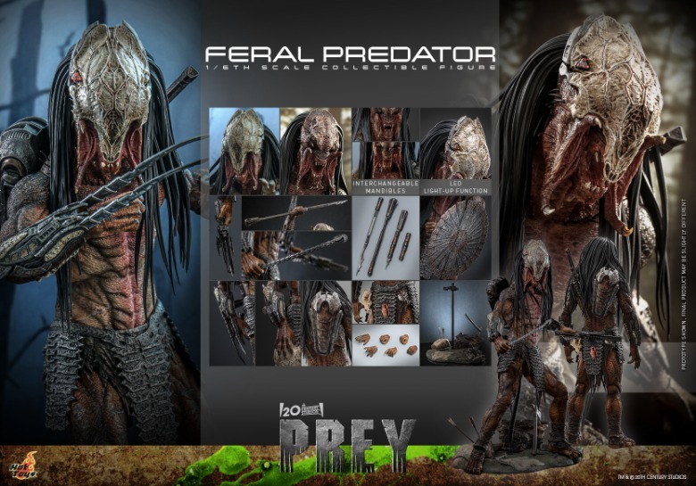 Figura Prey Feral Predator Hot Toys