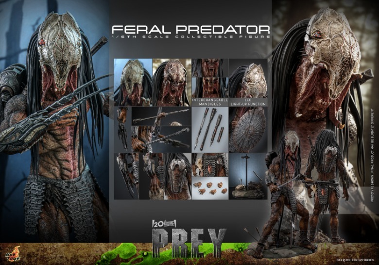 Prey Feral Predator Hot Toys Figure