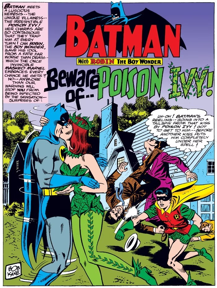 బాట్‌మాన్ #181 - ఐవీ బాట్‌మ్యాన్‌ను ముద్దుపెట్టుకున్నాడు మరియు రాబిన్ దుండగులను కొట్టాడు