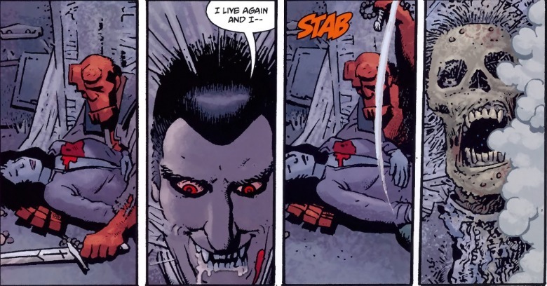 Dracula cameo in Hellboy: House of the Living Dead