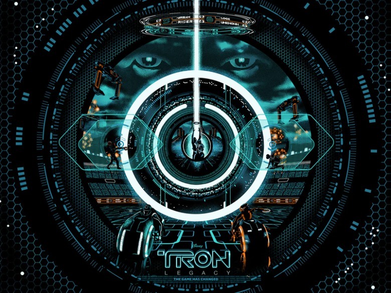 Raid71 TRON Legacy Quad Poster